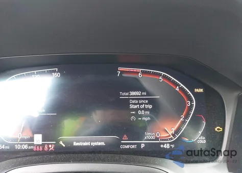 2022 BMW 330I z USA, uszkodzony, nr VIN 3MW5R1J07N8C46571